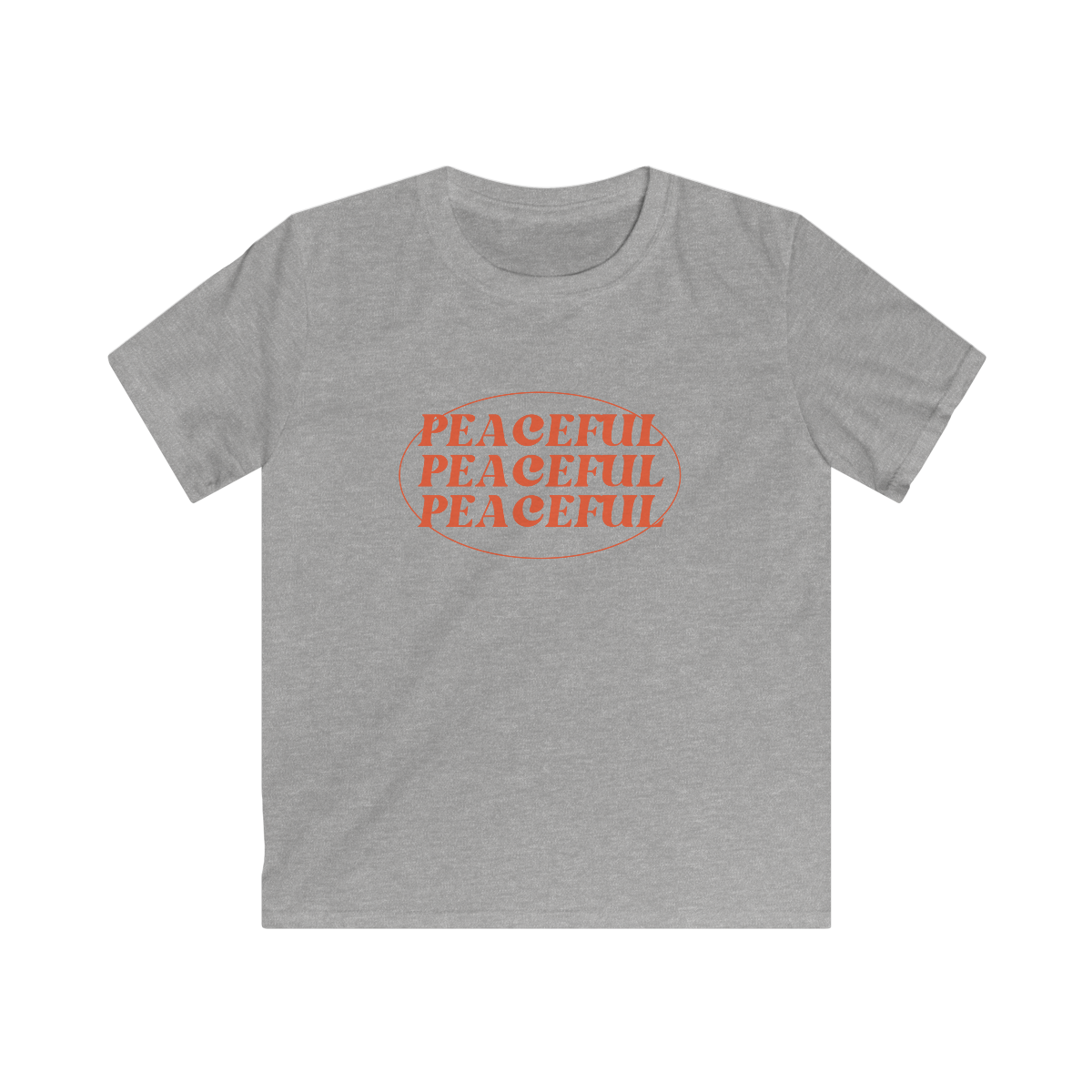Peaceful kid red t