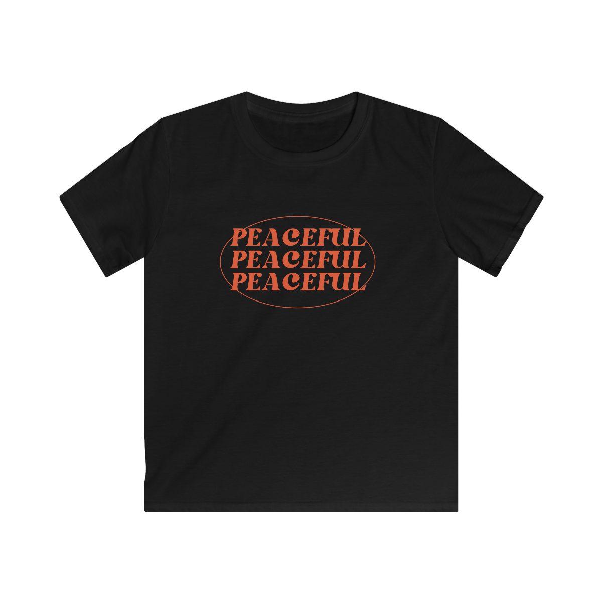 Peaceful kid red t