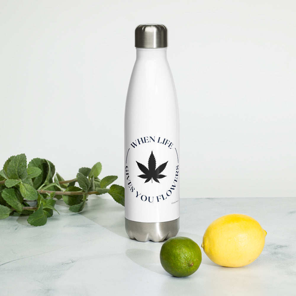 Ganja Bottle Flowers