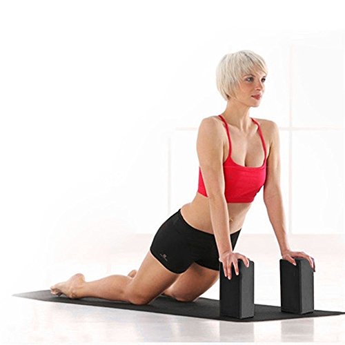 Foam Yoga Block - High Density EVA Foam Block for Yoga, Pilates & Fitness -  Ideal for Supporting Poses, Balance & Flexibility - Lightweight