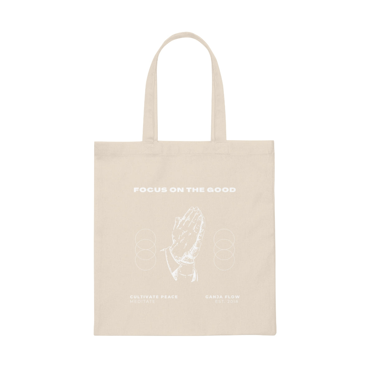 Focus On the Good Canvas Tote