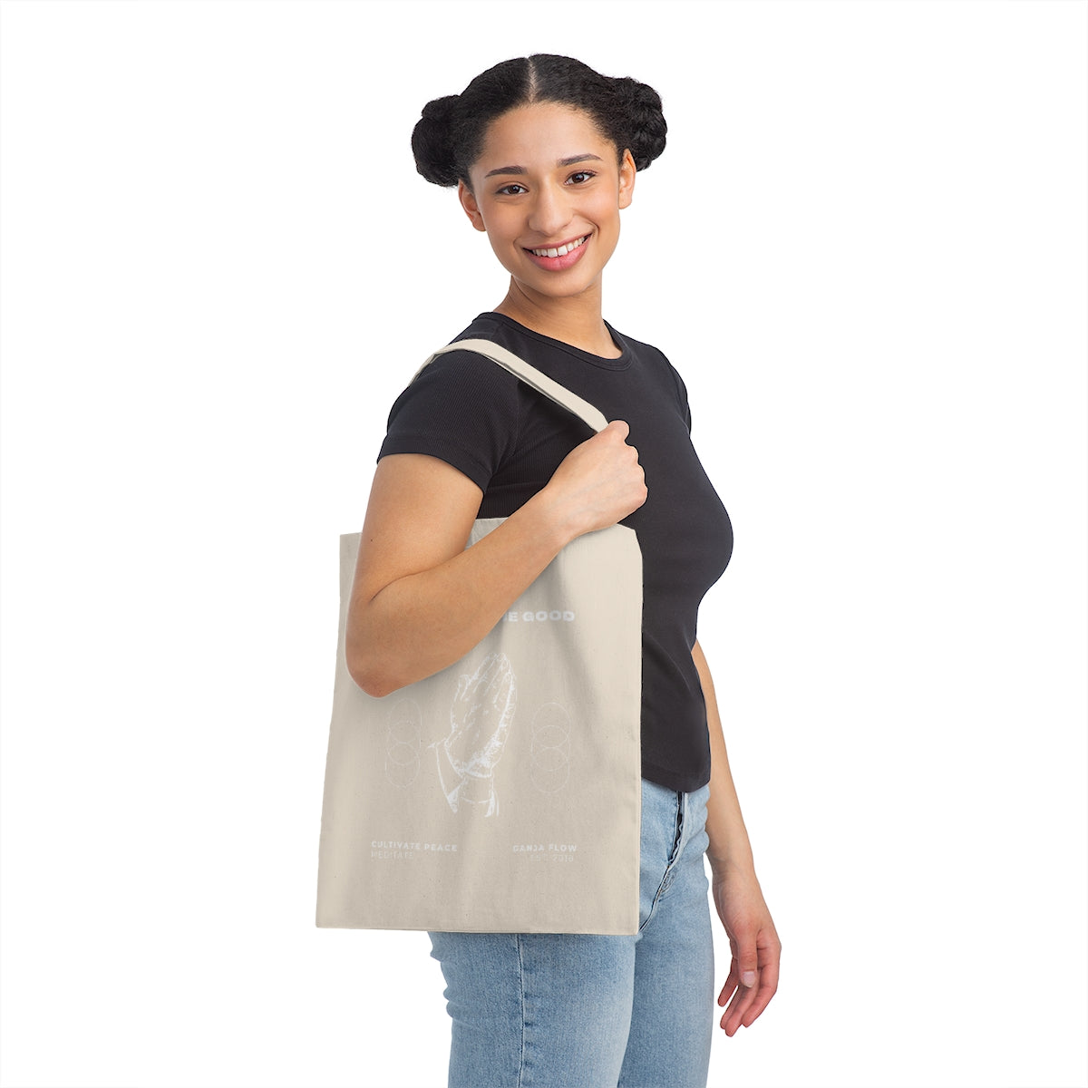Focus On the Good Canvas Tote